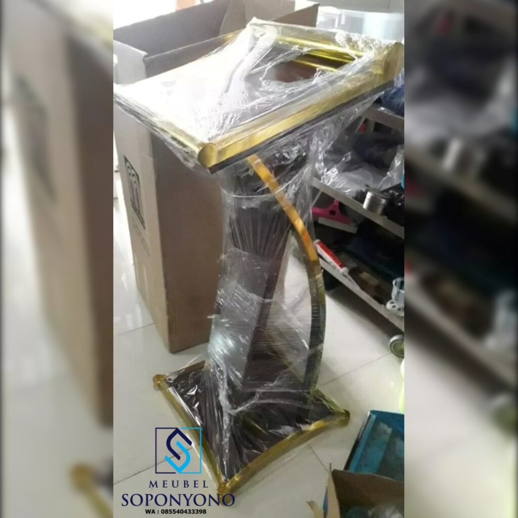 Jual Mimbar Podium Masjid Minimalis Stainless Terbaru Jual Mimbar Podium Masjid Minimalis Stainless Terbaru