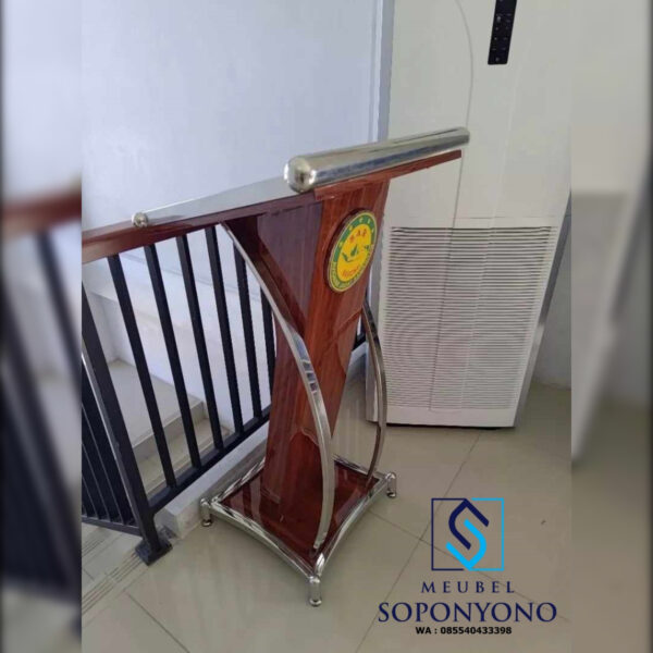 Model Mimbar Pidato Podium Full Stainless