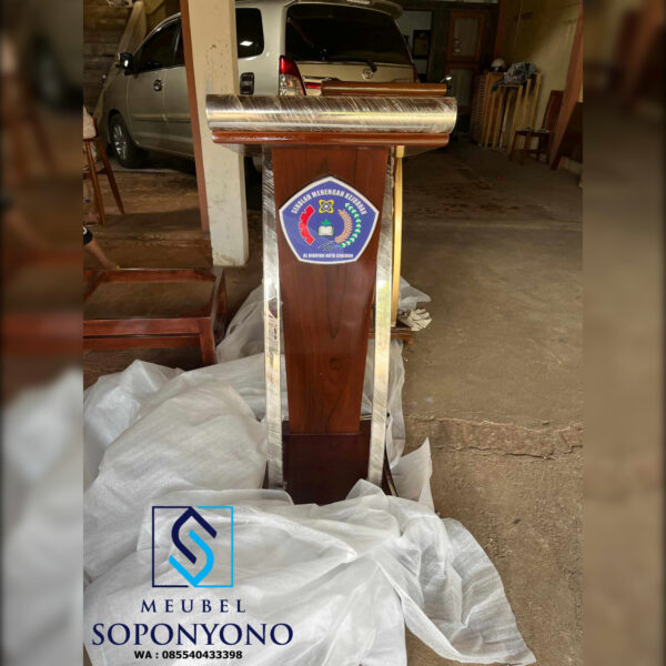 Model Mimbar Pidato Podium Stainless Terbaru