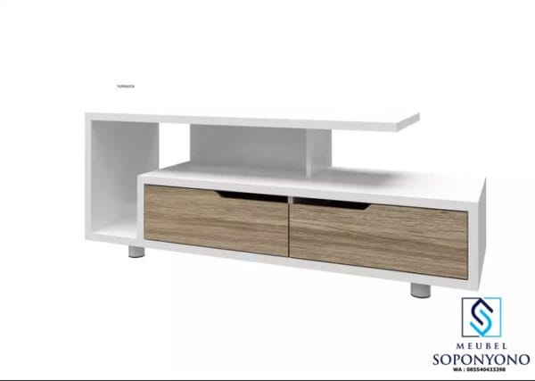 Set Bufet TV Kayu Minimalis Modern