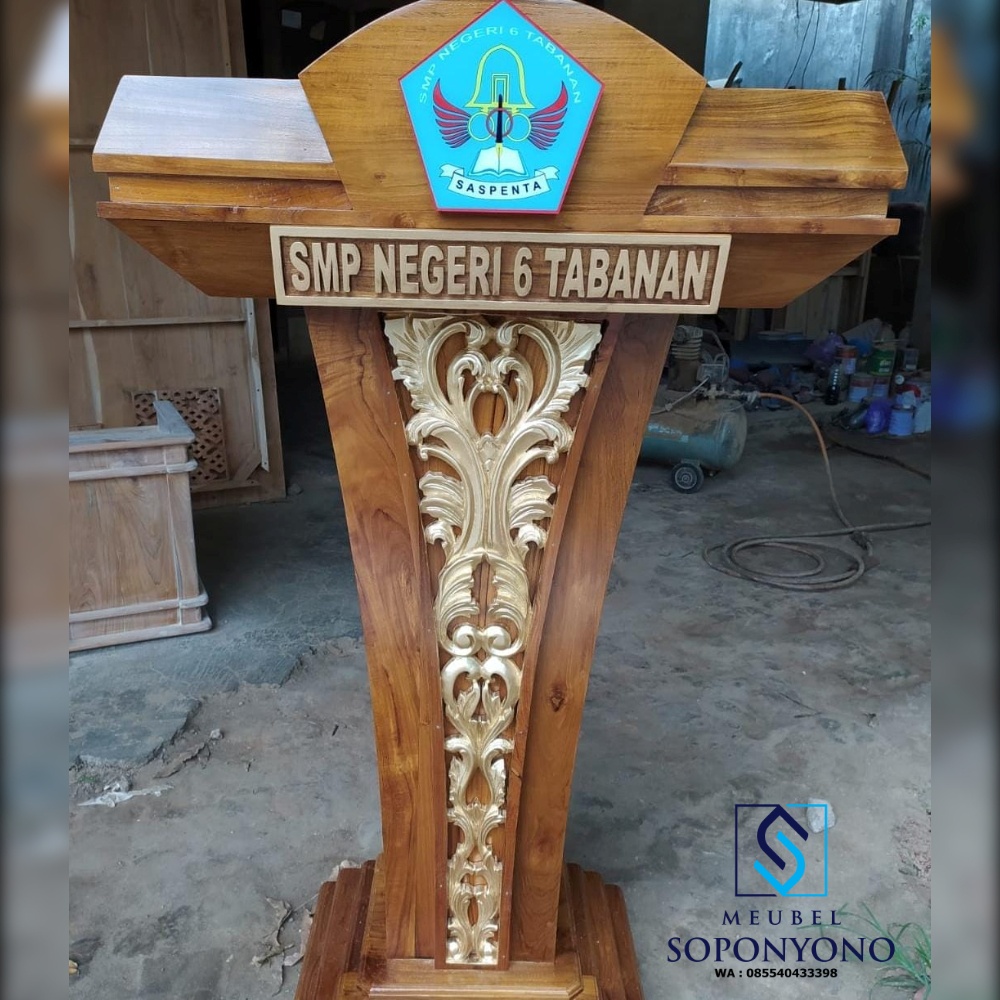 Harga Podium Masjid Minimalis Mimbar Ceramah Jati Harga Podium Masjid Minimalis Mimbar Ceramah Jati