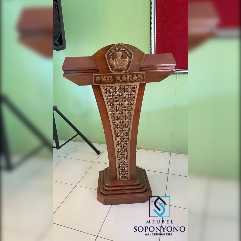 Harga Podium Pidato Ceramah Masjid Minimalis Jati Harga Podium Pidato Ceramah Masjid Minimalis Jati