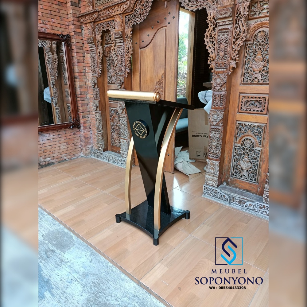 Model Podium Pidato Minimalis Kayu Jati Jepara Model Podium Pidato Minimalis Kayu Jati Jepara