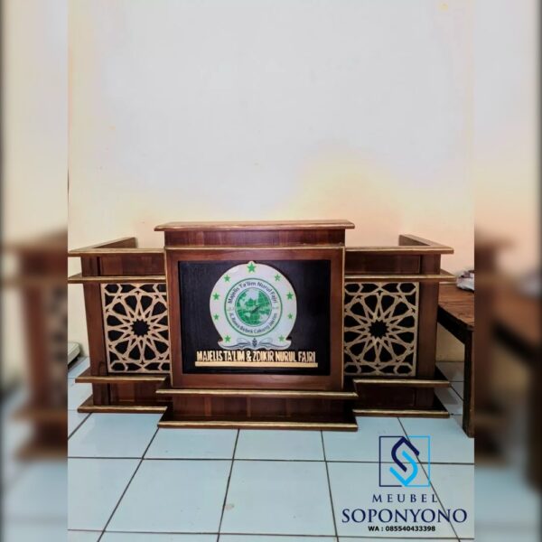 Harga Meja Majelis Taklim Kayu Jati Jepara