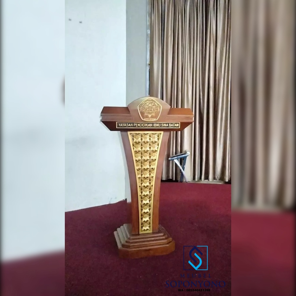 Jual Mimbar Pidato Podium Masjid Ukiran Jepara Jual Mimbar Pidato Podium Masjid Ukiran Jepara