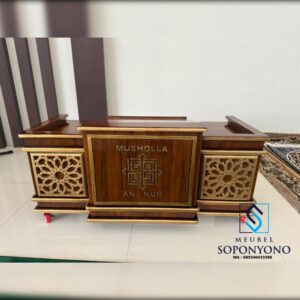 Harga Meja Mimbar Minimalis Mimbar Majelis Duduk Jati