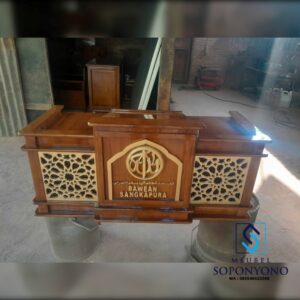 Meja Mimbar Duduk Minimalis Meja Pengajian Lesehan