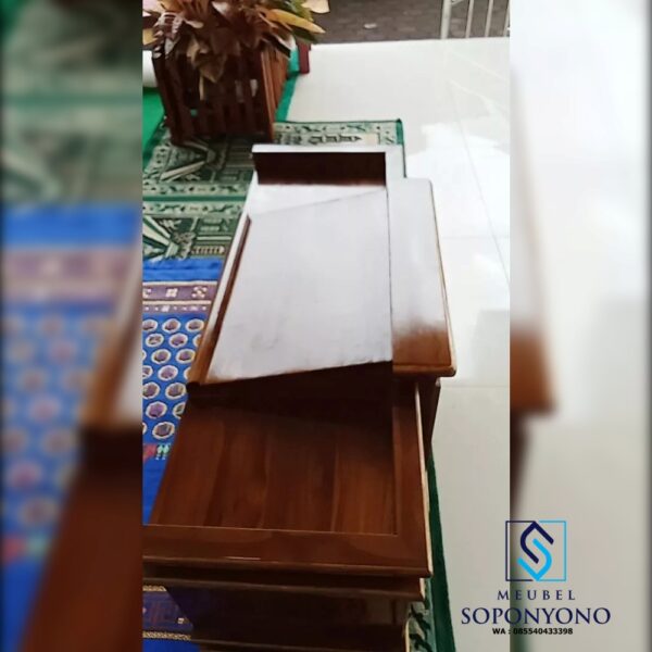 Model Meja Majelis Duduk Mimbar Dakwah Kajian Ilmu