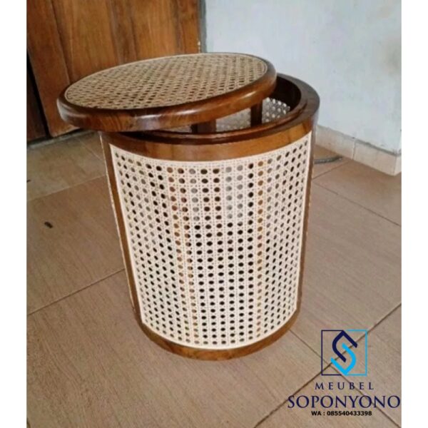 Jual Keranjang Laundry Minimalis Jati Rotan