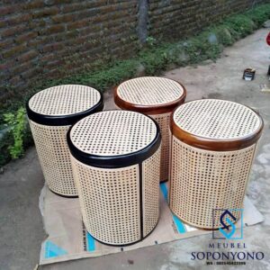 Model Keranjang Laundry Minimalis Rotan Jati