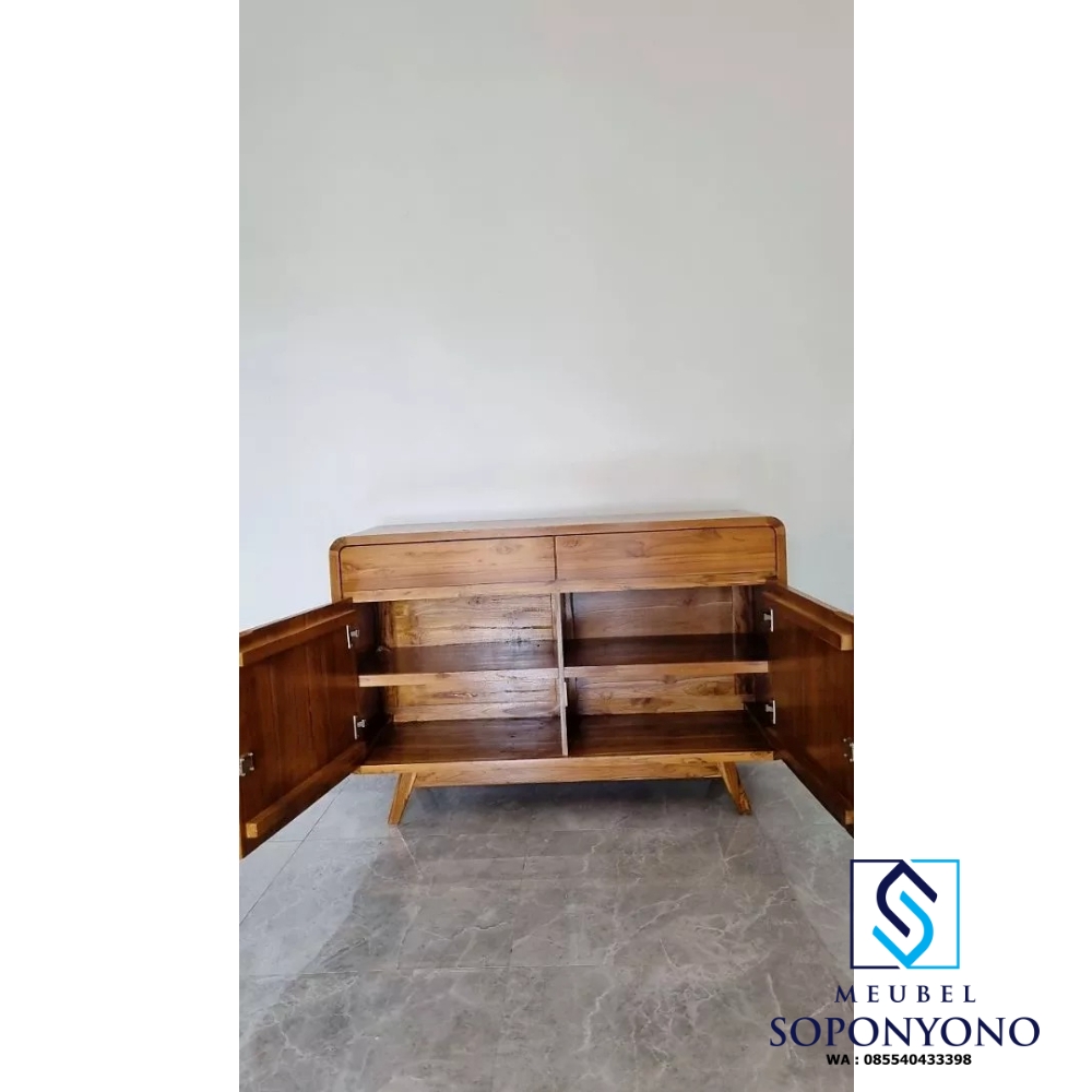 Jual Bufet Meja TV Minimalis Modern Kayu Jati Jual Bufet Meja TV Minimalis Modern Kayu Jati