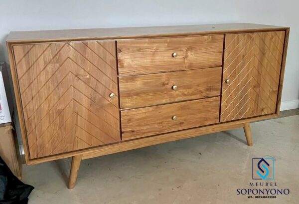 Model Bufet Meja TV Klasik Minimalis Modern Kayu Jati