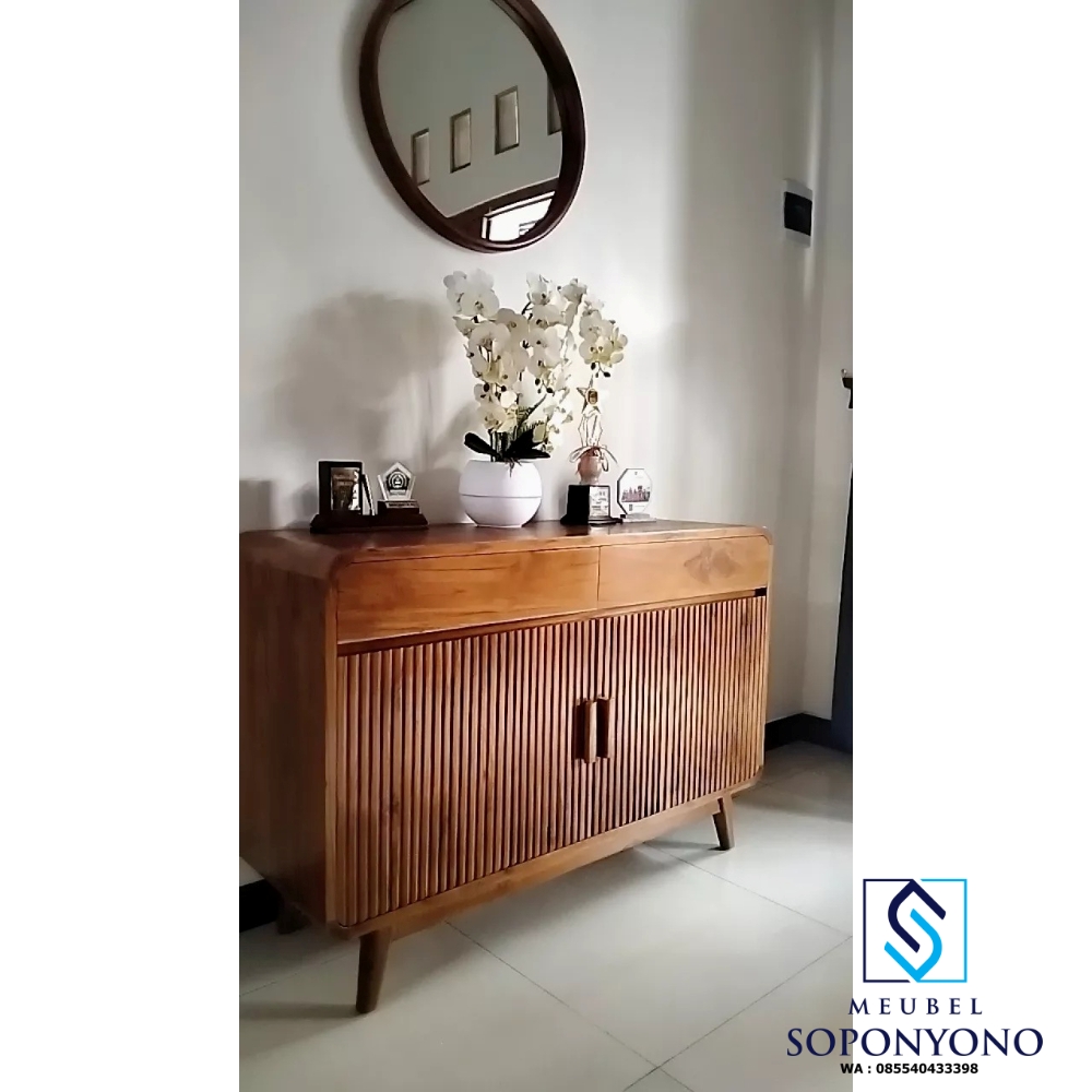 Model Bufet Meja TV Minimalis Modern Kayu Jati Terbaru Model Bufet Meja TV Minimalis Modern Kayu Jati Terbaru