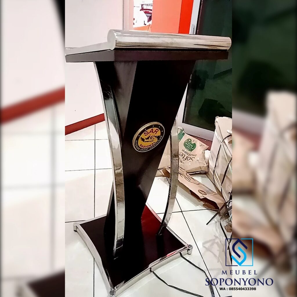 Jual Mimbar Pidato Minimalis Model Modern Mewah Kayu Jati Jual Mimbar Pidato Minimalis Model Modern Mewah Kayu Jati
