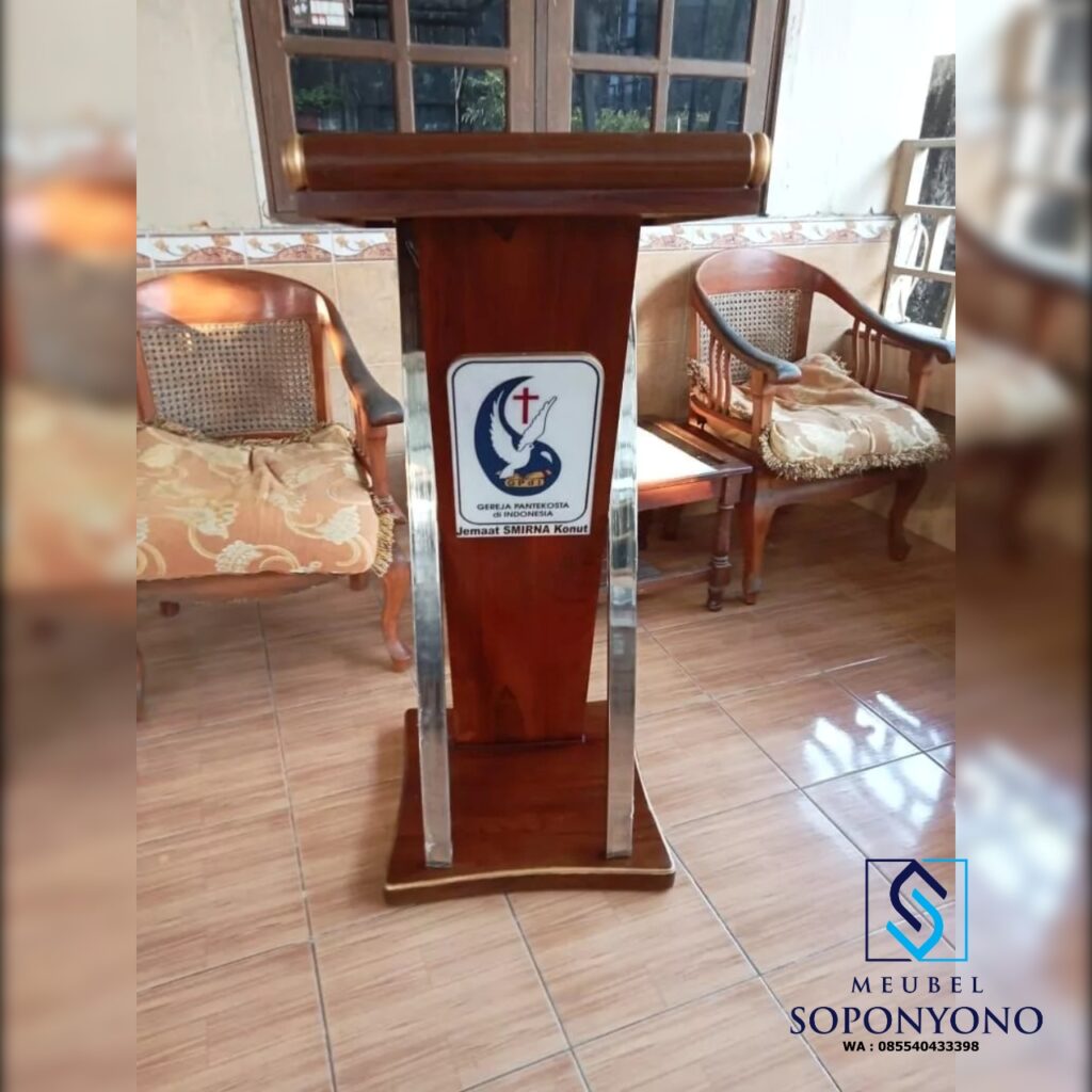 Jual Mimbar Pidato Minimalis Podium Pidato Stainless Jati Jual Mimbar Pidato Minimalis Podium Pidato Stainless Jati