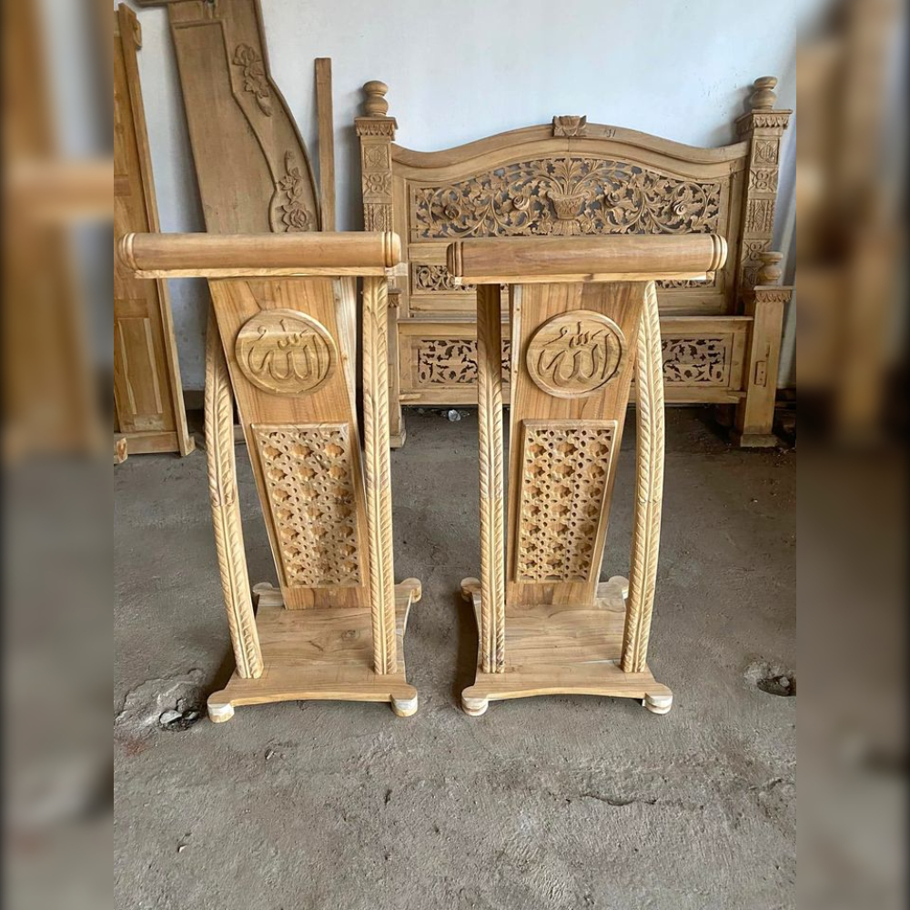 Model Mimbar Pidato Minimalis Ukiran Kayu Jati Model Mimbar Pidato Minimalis Ukiran Kayu Jati