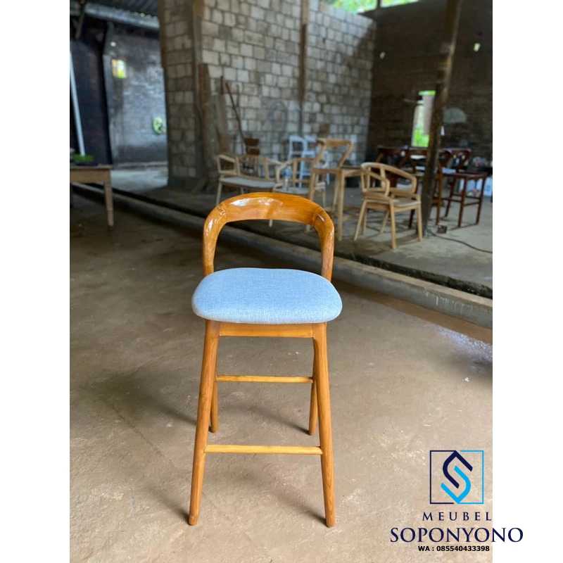 Kursi Cafe Bar Sendok Minimalis Jati Kursi Cafe Bar Sendok Minimalis Jati