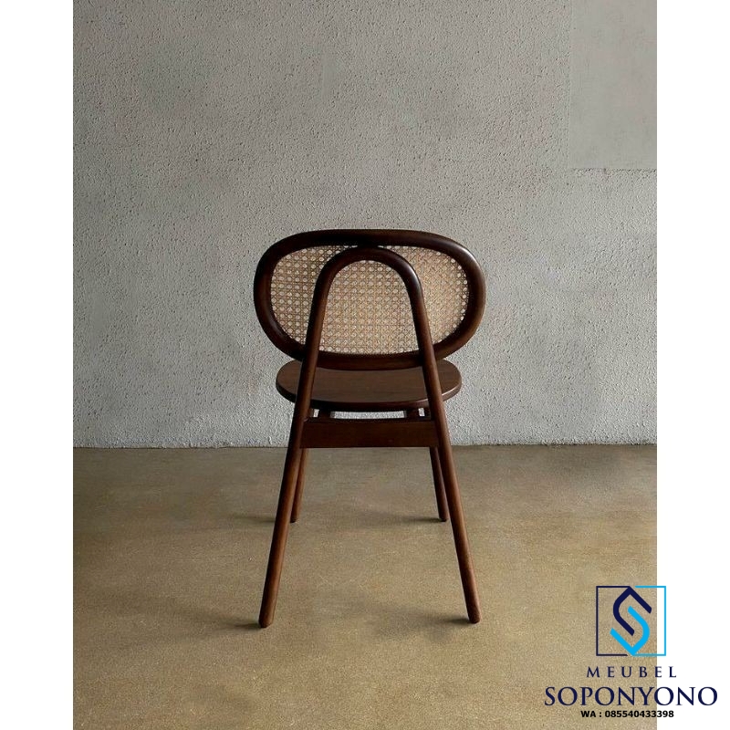 Kursi Cafe Kayu Minimalis Rotan Jepang Jati Kursi Cafe Kayu Minimalis Rotan Jepang Jati