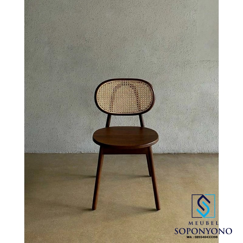 Kursi Cafe Kayu Minimalis Rotan Jepang Kursi Cafe Kayu Minimalis Rotan Jepang
