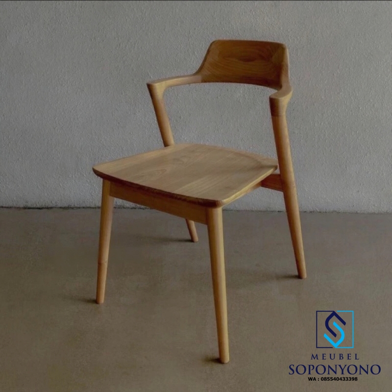 Kursi Resto Cafe Minimalis Jati Terbaru
